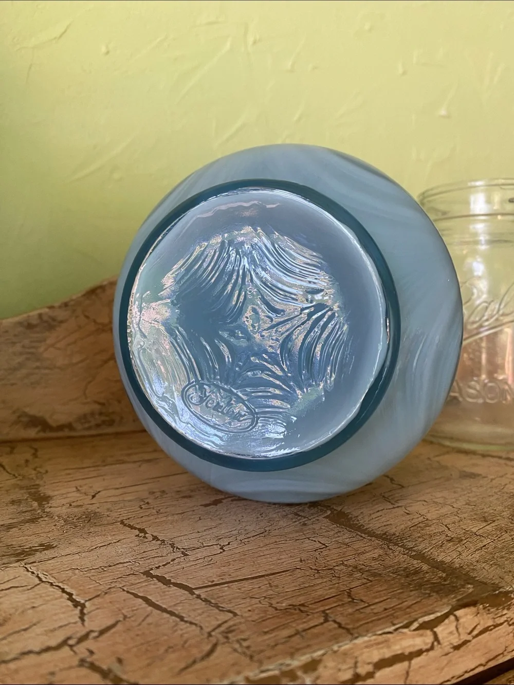 Fenton Art Glass Cased Overlay Basket